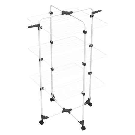 STENDIBIANCHERIA A TORRE 'MODULAR 3' cm 71x71x132h - VILEDA