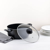 COPERCHIO IN VETRO CON POMOLO Ø 32 cm - PENTALUX