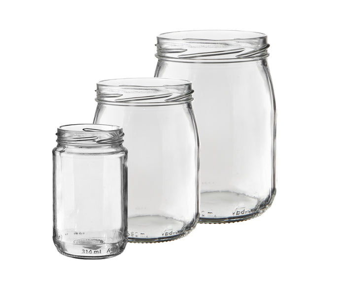 VASO IN VETRO PER CONSERVE  212 cc - Imb. Ø 63 mm - 24 pezzi