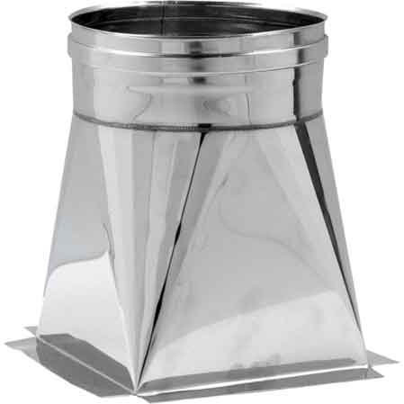 TRAMOGGIA PER CANNA FUMARIA 300x300 mm - tubo Ø 250 mm