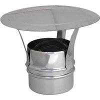 FUMAIOLO ZINCATO A CAPPELLO 'CINESE' TONDO Ø 120 mm