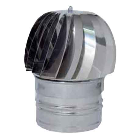 FUMAIOLO ZINCATO EOLICO TONDO Ø 130 mm