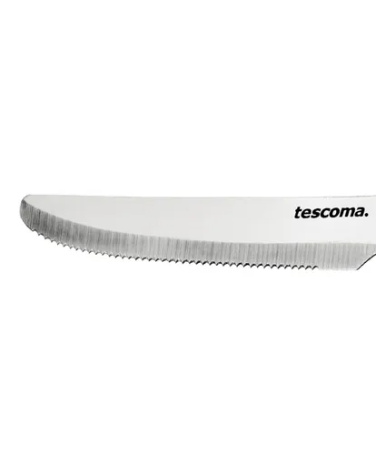 COLTELLO BISTECCA 'PRESTO' Lunghezza totale 23 cm -  lama 12 cm - Bianco 6 pezzi - TESCOMA