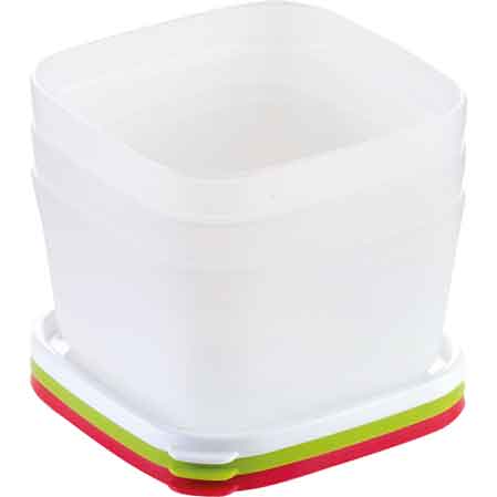 CONTENITORI IGIENICI PER FREEZER 'PURITY' 0,5 lt - 3 pezzi - TESCOMA