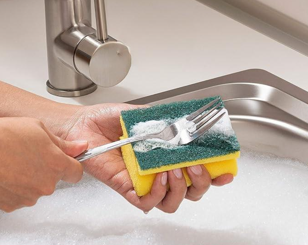 KIT SPUGNA ABRASIVA SALVADITA Confezione 2 pezzi