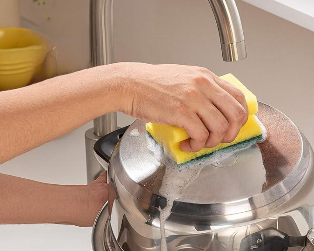 KIT SPUGNA ABRASIVA SALVADITA Confezione 2 pezzi