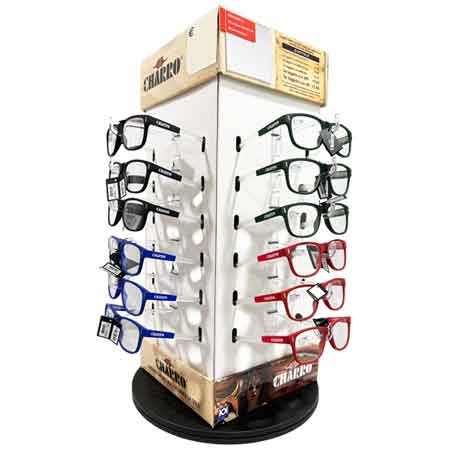 ESPOSITORE OCCHIALI DA VISTA GRADUATI 'KIT ALABAMA' 24 pezzi - CHARRO