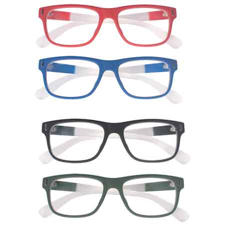 OCCHIALI DA VISTA GRADUATI 'ALABAMA' +2,5 blu - CHARRO