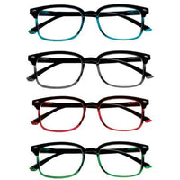 OCCHIALI DA VISTA GRADUATI 'KIT HAWAII' +2,5 nero-rosso - CHARRO