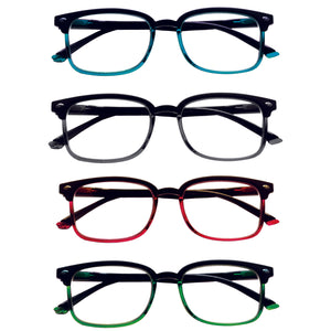 OCCHIALI DA VISTA GRADUATI 'KIT HAWAII' +3 nero-rosso - CHARRO