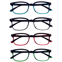 OCCHIALI DA VISTA GRADUATI 'KIT HAWAII' +2 nero-verde - CHARRO