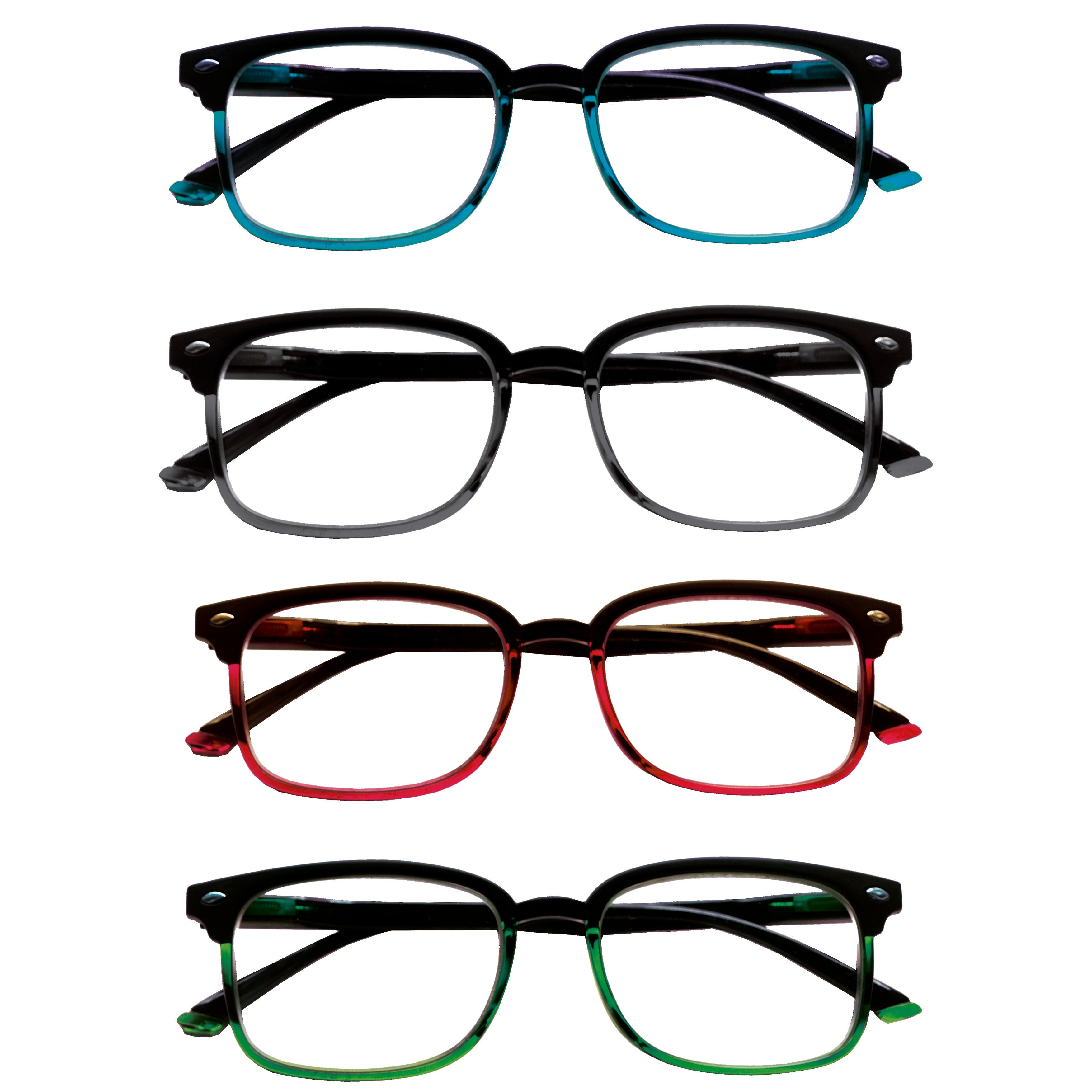 OCCHIALI DA VISTA GRADUATI 'KIT HAWAII' +1 nero-grigio - CHARRO