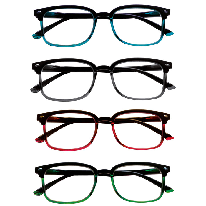 OCCHIALI DA VISTA GRADUATI 'KIT HAWAII' +1 nero-grigio - CHARRO