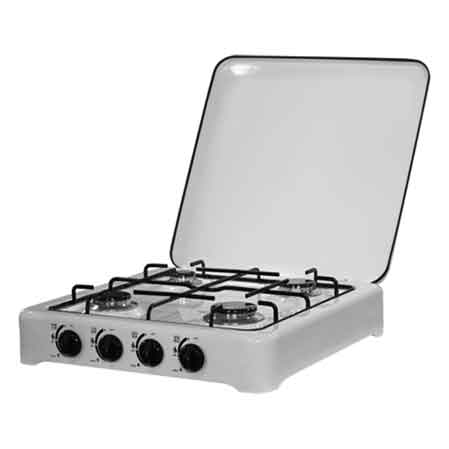 FORNELLO A GAS 4 FUOCHI 49x49x13 cm