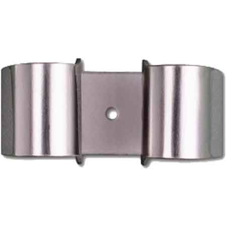 PORTASCOPA A MOLLA IN ACCIAIO INOX 1 posto