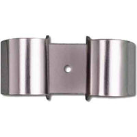 PORTASCOPA A MOLLA IN ACCIAIO INOX 1 posto