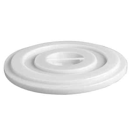 COPERCHIO PER BIDONE PER RIFIUTI BIANCO 100 lt