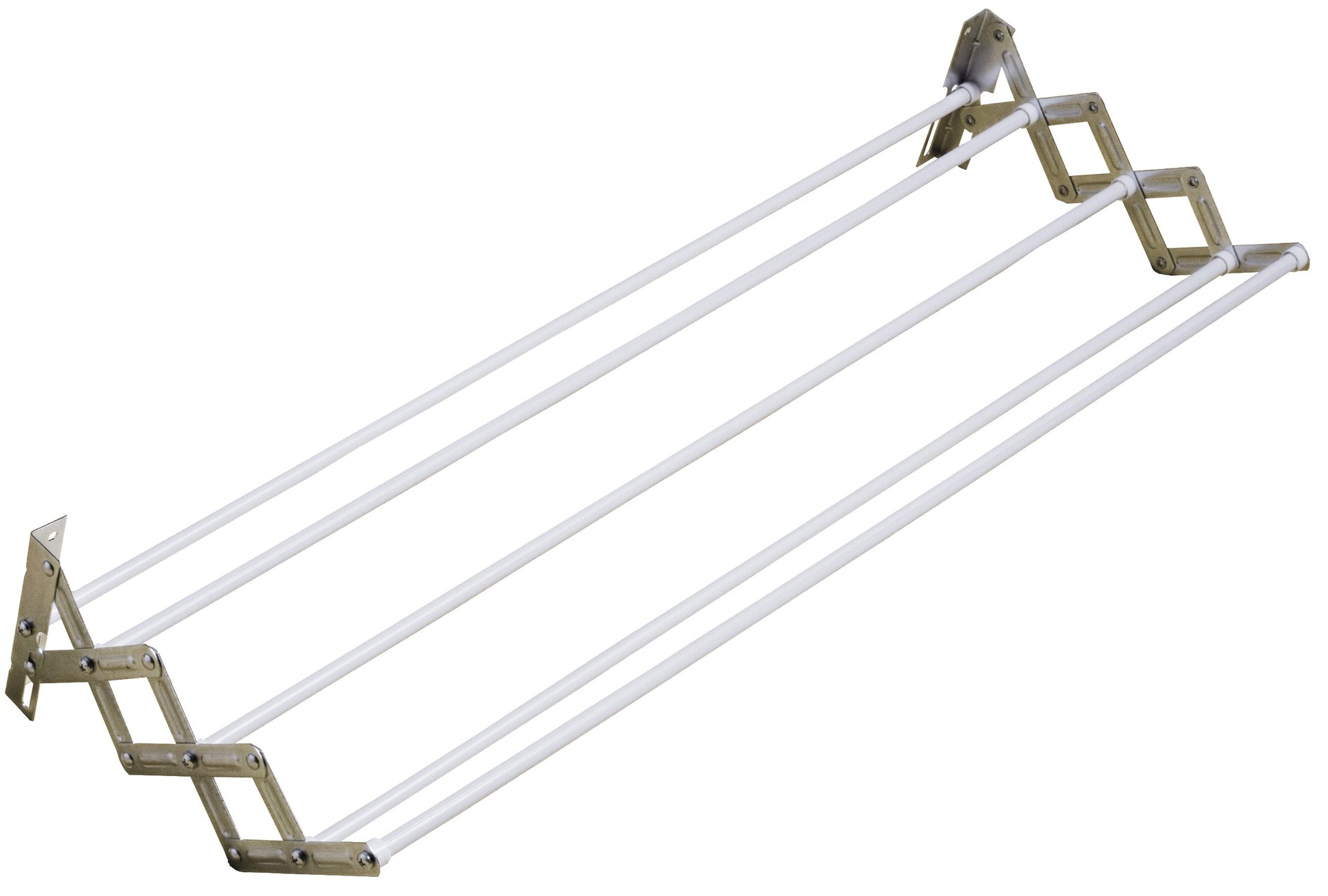 STENDIBIANCHERIA DA PARETE A PANTOGRAFO 80x28 cm - 4 mt di stenditura - 6 pezzi