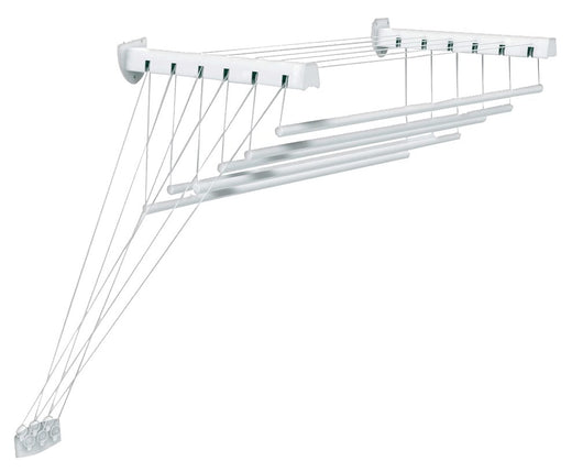STENDIBIANCHERIA DA PARETE/SOFFITTO cm 120x46x70h - 7,2 mt di stenditura