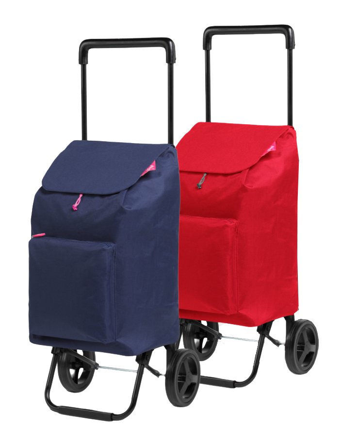 CARRELLO PORTASPESA 'ARGO' colore blu - 45 lt - GIMI