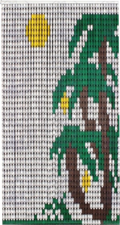 TENDA ANTIMOSCHE A PIASTRINE DIS.'8006' 120x230 cm