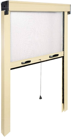 ZANZARIERA AVVOLGIBILE VERTICALE 100x160 cm - Avorio