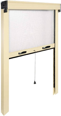 ZANZARIERA AVVOLGIBILE VERTICALE 160x160 cm - Avorio