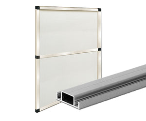 TRAVERSA PER ZANZARIERA FISSA 200 cm - Col. Marrone