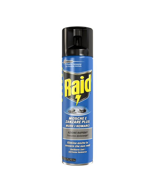 RAID SPRAY MOSCHE E ZANZARE 400 ml - JOHNSON