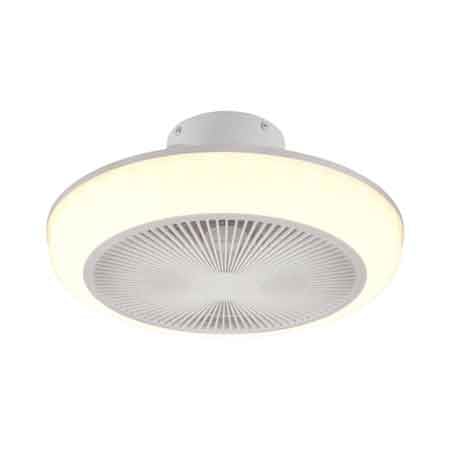 VENTILATORE E PLAFONIERA A SOFFITTO 'MJOLBY' Ø 45 cm