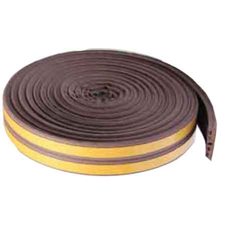 PARAFREDDO PER PORTE E FINESTRE IN GOMMA IDEAL STAR mm 9 x 6 mt - Col. Marrone - IDEAL STAR