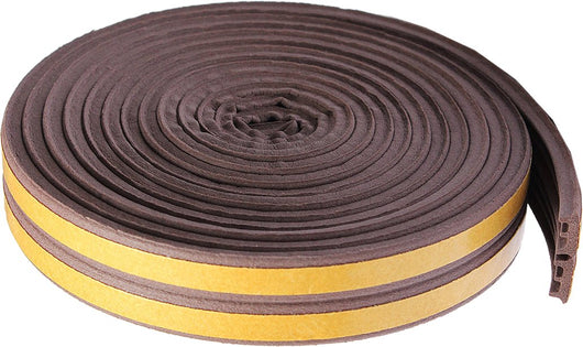 PARAFREDDO PER PORTE E FINESTRE IN GOMMA IDEAL STAR mm 9 x 6 mt - Col. Marrone - IDEAL STAR