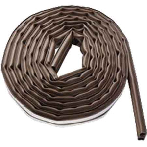 GUARNIZIONE PER PORTE E FINESTRE IN TERMOPLASTICA mm 9x6 mt - col. Marrone - GEKO