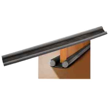 PARASPIFFERI SOTTOPORTA DOPPIA PROTEZIONE IDEAL STAR cm 95x25 mm - Col. Grigio - IDEAL STAR