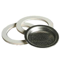 FILTRO E GUARNIZIONI PER CAFFETTIERA 6 tazze