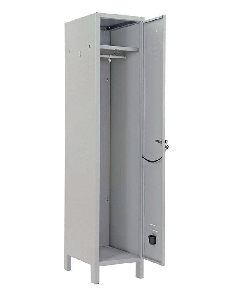 ARMADIO SPOGLIATOIO 'PRATIKO' 1 posto - cm 36x34x180h - PRO. METAL