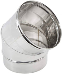 GOMITO A 45  ° PER CANNE FUMARIE  EE ? 110 mm