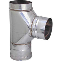 RACCORDO A T 90  ° PER CANNE FUMARIE  EE ? 300 mm