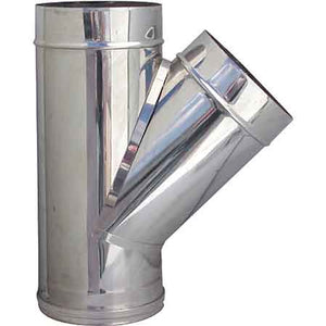 RACCORDO BRAGA A 135  ° PER CANNE FUMARIE  EE ? 140 mm