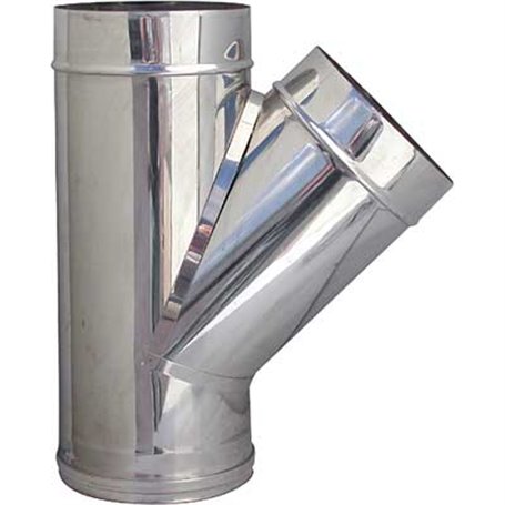 RACCORDO BRAGA A 135  ° PER CANNE FUMARIE  EE ? 140 mm