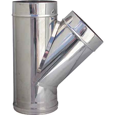 RACCORDO BRAGA A 135  ° PER CANNE FUMARIE  EE ? 160 mm