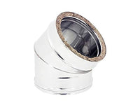 GOMITO DOPPIA PARETE A 45  °  EE ? 180/230 mm