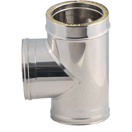 RACCORDO DOPPIA PARETE A T 90  °  EE ? 200/250 mm