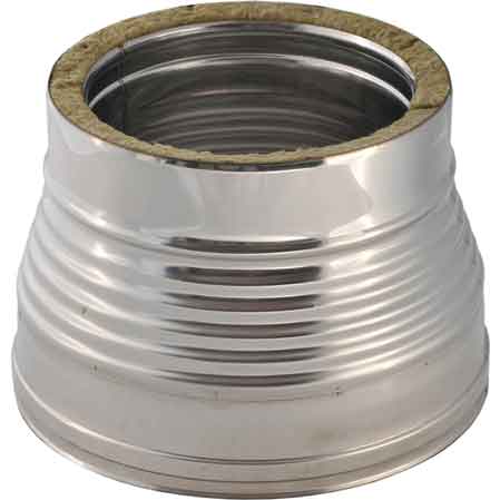 AUMENTO DOPPIA PARETE Ø 130/180 - 100/150 mm