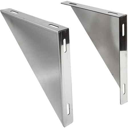 ANGOLARE DI SUPPORTO MURALE 570x570x40 mm - per tubo Ø 250/300 mm