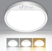 Lampada da soffitto per bagno - Lampada da soffitto con sensore di movimento - Lampada da soffitto LED senza fili per interni - Timer - Cassetta per magazzino, ripostiglio, garage