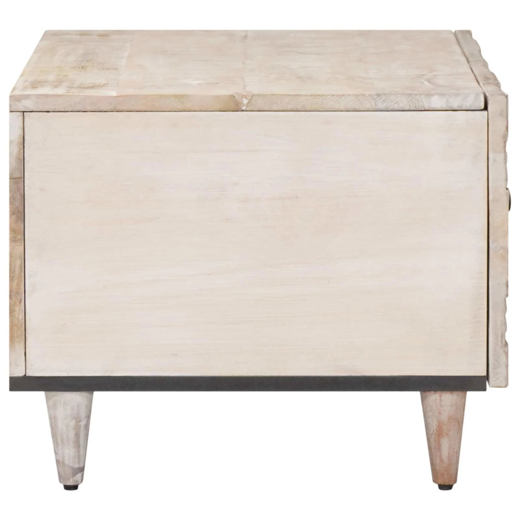 Tavolino da salotto Bianco 80 x 50 x 40 cm 4018373