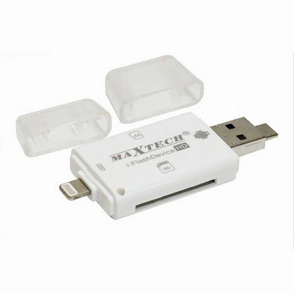 Trade Shop - Adattatore Pennetta Convertitore Schede Sd/tf Per File Android Ios Maxtech Lts-ai001 -