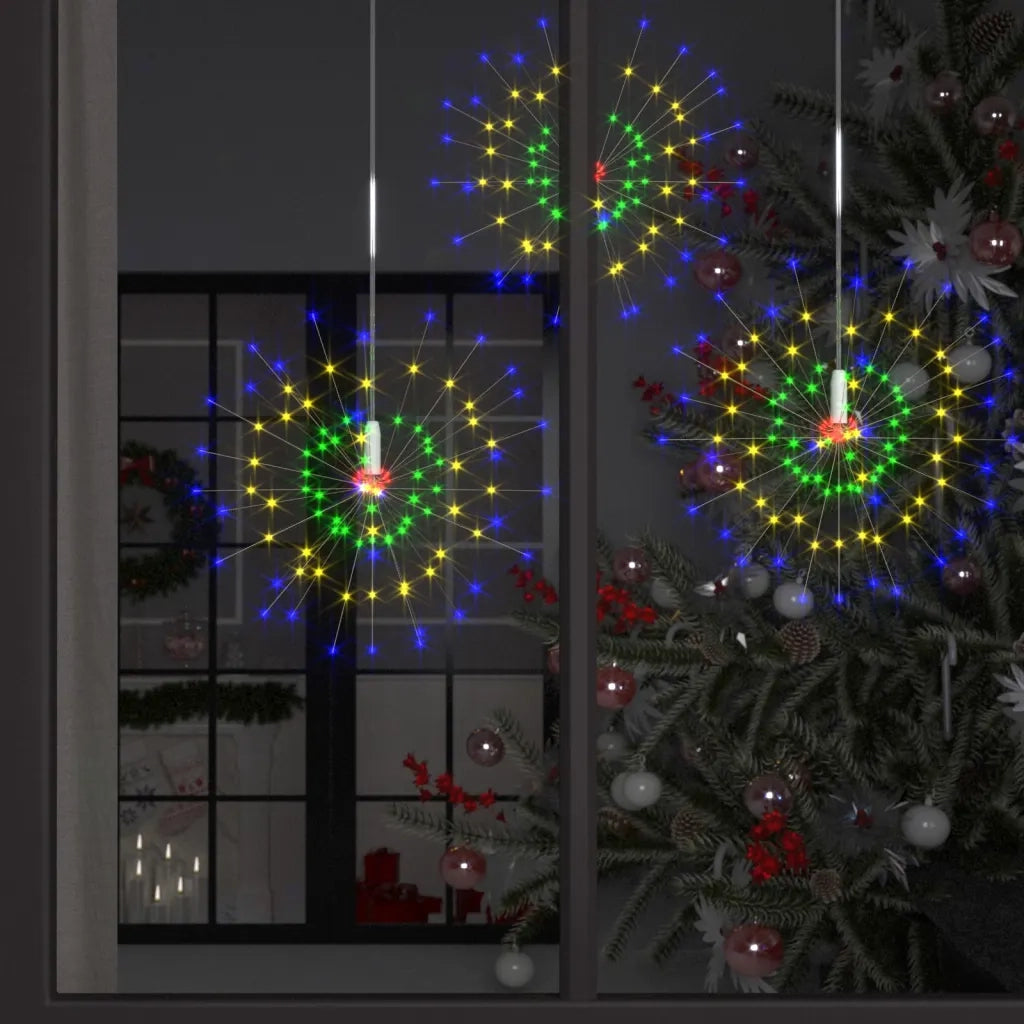 Luce di Natale Fuochi Artificio Multicolore 20 cm 140 LED CFW2040811