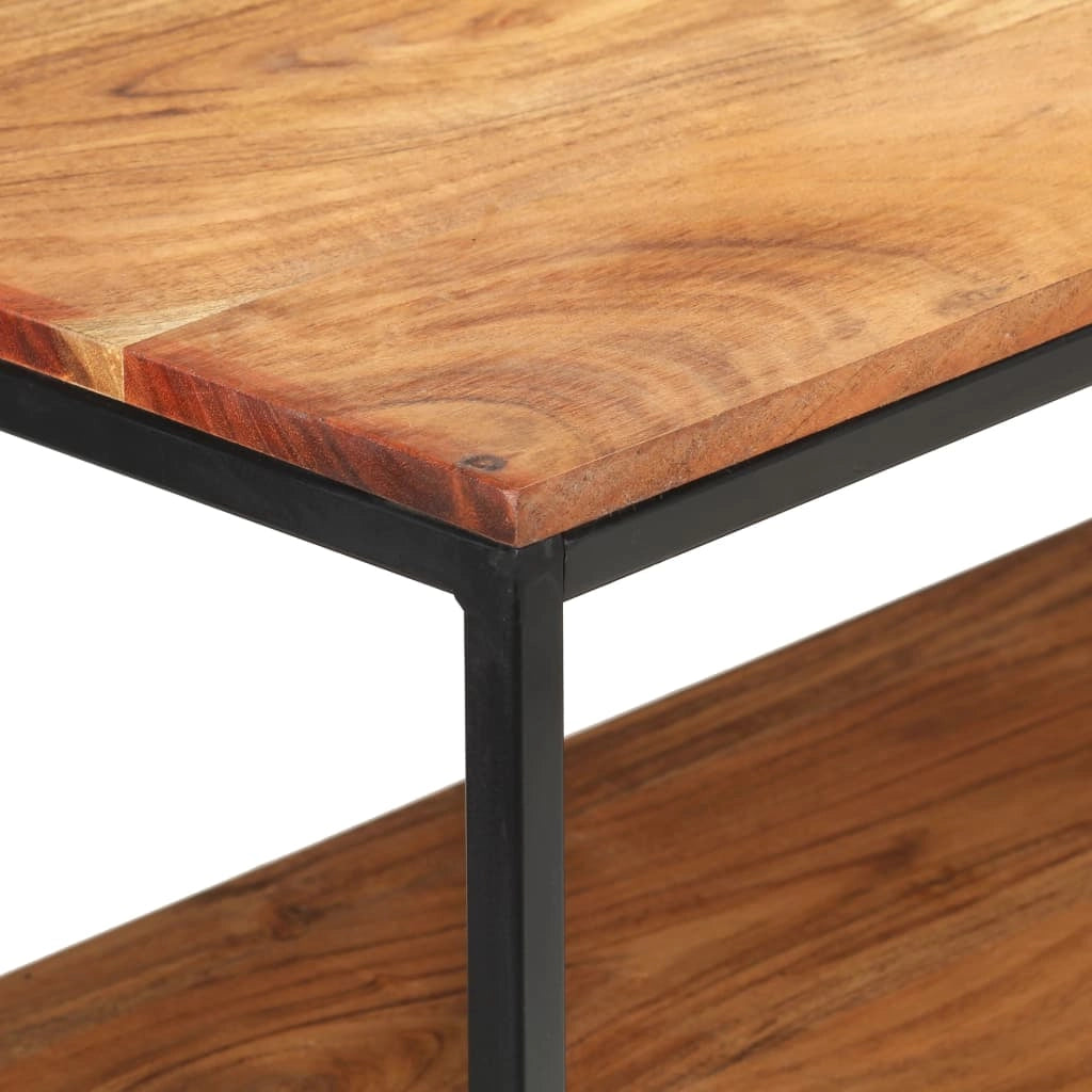 Buffet credenza cassettiera armadio mobile contenitore organizer per cucina soggiorno salotto 150 x 30 x 75 cm legno massello di acacia marrone 02_0029553